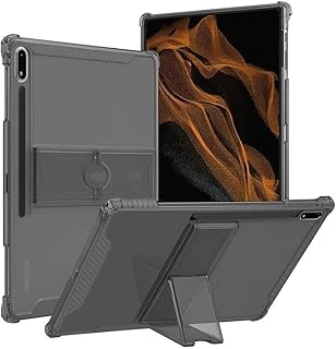 Galaxy Tab S9 Fe Plus/S10 Plus/S9 Ile Uyumlu Kılıf Darbelere Dayanıklı Şeffaf Kapak X610-16-810-18 X820 Siyah ürün görseli 1