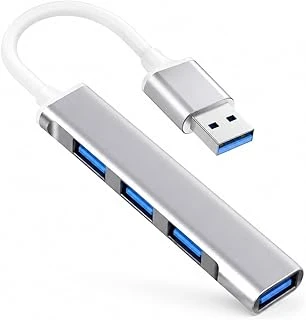Primex Px-Typ5 4 Port Usb 3.0 Hub, Slim Gri Usb Çoklayıcı, 5Gbps Hızlı Veri Aktarımı, Laptop Pc Macbook Notebook İçin Alüminyum Taşınabilir Usb Çoğaltıcı ürün görseli 1