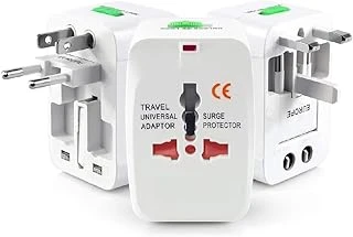 Tarix Universal Çoklu Priz Çevirici Dönüştürücü Seyahat Adaptörü, 150+ Ülke (Al-In-One) ürün görseli 1