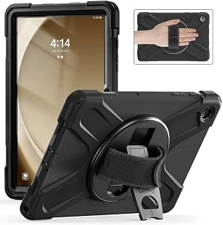 Galaxy Tab A9 X210 X215 X216 Defender Askılı Zırhlı Tank Case Siyah ürün görseli 1
