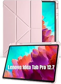 Constrain - Idea Tab 12.7 Inç Tb373Fu Ile Uyumlu Kılıf Kalem Bölmeli Standlı Uyku Modlu Akıllı Kapak - Çok Renkli 1 ürün görseli 1