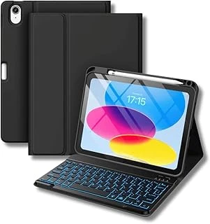 Ipad 11. Nesil A16 Çipli 2024 2025 Uyumlu Klavyeli Tablet Kılıfı Siyah ürün görseli 1