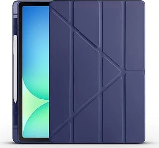 Zore Galaxy Ile Uyumlu Tab S10 Fe Kılıf Zore Tri Folding Kalem Bölmeli Standlı Kılıf Lacivert ürün görseli 1