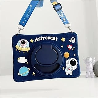 Covpor Ipad 11. Nesil A16 11 Inç / 10. Nesil 10.9 Inç Uyumlu Standlı Askılı Karakterli Astronot Çocuk Kılıfı ürün görseli 1