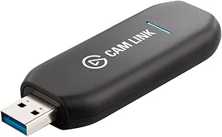 Elgato Cam Link 4K, Harici Kamera Yakalama Kartı, Dslr Ile Akış Kayıt, Video Kamera, Video Konferans, Ev Ofis, Oyun, Obs, Yakınlaştırma, Ekipler, Pc/Mac Için 1080P60 Webcam Olarak Actioncam ürün görseli 1