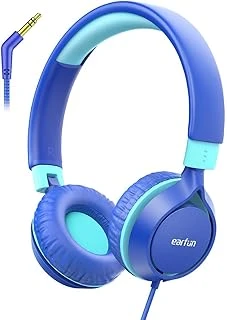 Earfun S1 Kablolu Kulaküstü Çocuk Kulaklık - Ayarlanabilir Kafa Bandı - Okul/Seyahat/Erkek/Kız Çocuklar/Bilgisayar/Tablet Için Taşınabilir - (Earfun Türkiye Garantili) ürün görseli 1