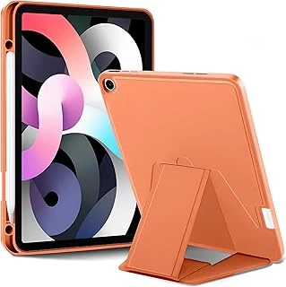 Babilden Ipad Tablet İle Uyumlu Kılıf Lüks Kadife İç Kaplamalı Suni Deri Mıknatıslı Standlı Tablet Arka Kapak (Turuncu, Ipad 9.Nesil 10.2 İnch) ürün görseli 1