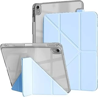 Ipad Air 11Inç M4/M3/M2 Air 4/5.Nesil 10.9 Ile Uyumlu Kılıf Mika Trifolding Şeffaf Kalem Bölmeli ürün görseli 1