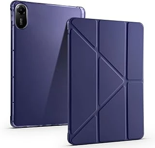 Zore Ile Uyumlu Redmi Pad 2 Kılıf Zore Tri Folding Kalem Bölmeli Standlı Kılıf Lacivert ürün görseli 1