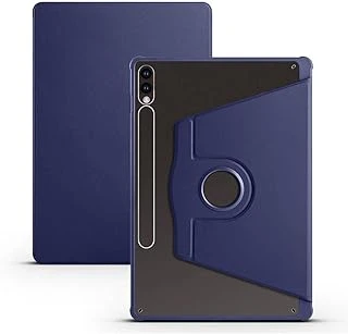Constrain Galaxy Tab S9 Kılıf Zore Termik Kalem Bölmeli Dönebilen Standlı Kılıf, Lacivert ürün görseli 1
