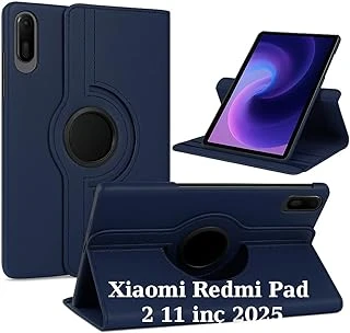 Redmi Pad 2 11Inç 2025 Ile Uyumlu Kılıf 360 Dönebilen Standlı Case Lacivert ürün görseli 1