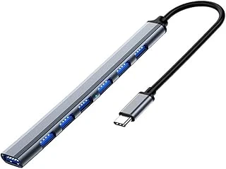 Coverzone Type-C Usb 3.0 7 Portlu Hub Otg Çoğaltıcı Pc Telefon Bilgisayar Uyumlu Veri Aktarımı Mouse Klavye Bağlantısı Ads303C ürün görseli 1