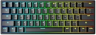 Valkyrie Leaven K620 Switch Mekanik Oyun Klavyesi Rgb 61 Key Tuş Type-C Klavye Siyah ürün görseli 1