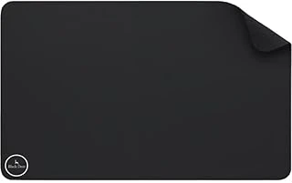 Black Deer Siyah Professional Mouse Pad,Ofis Masa Pad, Kaydırmaz Taban Mouse Pad, Su Geçirmez Mouse Pad (35X28 M) ürün görseli 1