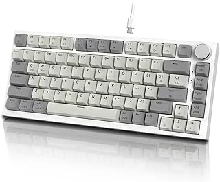 Attack Shark K85 Mekanik Klavye – 75% Kompakt Tasarım, Manyetik Anahtarlar, Ayarlanabilir Tepki Süresi, Rgb Işık, Döner Tuşu, Dks/Mt/Tgl Destekli, Pc/Mac Uyumlu - Grey ürün görseli 1