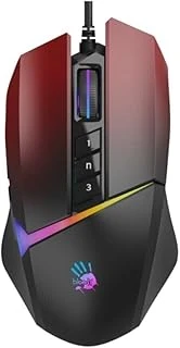 Bloody W60 10.000 Cpi 10 Tuş Optik Rgb Uc3&4 Aktif Kablolu Kırmızı (Oyuncu) Mouse ürün görseli 1