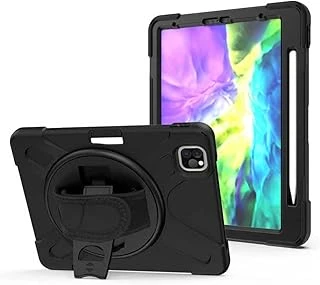 Constrain - Ipad 11 2020 2.Nesil Ile Uyumlu Tank Kılıf Omuz Askılı 360 Dönen Standlı Tam Koruma Zırh Kapak ürün görseli 1