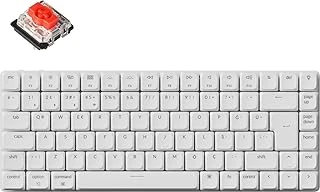 Keychron K3 Max%75 Rgb Türkçe Red Switch Kablosuz Beyaz Mekanik Klavye ürün görseli 1
