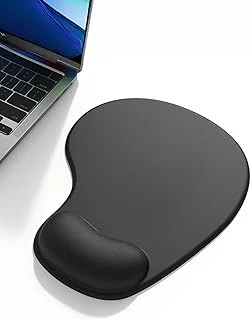 Ergopad Bilek Destekli Ergonomik Kaymaz Taban Mouse Pad, Masa Pedi Siyah ürün görseli 1
