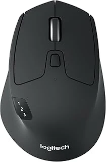 M720 Triathlon Windows/Mac İçin Kablosuz Mouse (Bluetooth, Unifying, Easy-Switch - Üç Cihaz Arasında Kolayca Geçiş Sağlar) Siyah ürün görseli 1