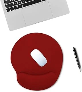 Mouse Pad Bilek Destekli Jel Mouse Pad,Ergonomik Kaymaz Taban,Oyun Ofis Için Altlığı,Suya Dayanıklı, Renk Seçenekli, 26X21Cm İdeal Ölçü (Kırmızı) ürün görseli 1