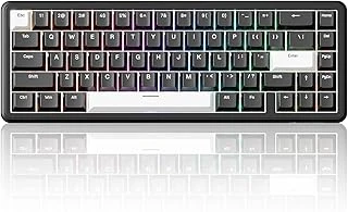 Attack Shark X65 He Manyetik Anahtarlı 65% Klavye – 8000 Hz Hızlı Tepki, 0.01 Mm Rapid Trigger Hassasiyeti, Pbt Tuşlar, Rgb Aydınlatma, Qmk Desteği (Business Black) ürün görseli 1