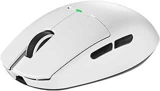 Aigo Gm80 Beyaz Kablosuz Mouse - 12000 Dpi, Paw3311 Sensör, 3 Modlu Bağlantı (Usb, 2.4G, Bluetooth), Hafif 52.2G ürün görseli 1