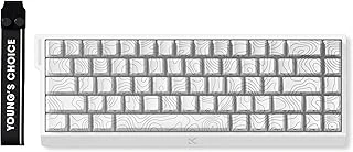 Mchose Ace68 Mekanik Klavye%65 He Uranus Switch Hotswap Rgb Beyaz Topographic ürün görseli 1