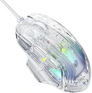 Aula S80 7200Dpi 7 Tuşlu Rgb Şeffaf Optik Mouse ürün görseli 1