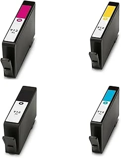 Uyumlu Lar, 4 Renk 1 Set 912Xl Uyumlu - Officejet 8012, 8014, 8015, 8022, 8023, 8024, 8025 ürün görseli 1