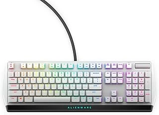 Alienware Yeni Düşük Profilli Rgb Oyun Klavyesi Aw510K Işık, Anahtar Başına Alienfx Rgb Aydınlatma, Medya Kontrolleri Usb Geçişi, Cherry Mx Düşük Profilli Kırmızı Anahtarlar, Ay Işığı ürün görseli 1