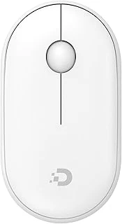 Daxi Mx300 Mobile Sessiz Kablosuz Mouse Bluetooth 2.4Ghz Wireless Bağlantı (Beyaz) ürün görseli 1