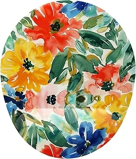 Suluboya Çiçek Desenli Bilek Destekli Mouse Pad ürün görseli 1