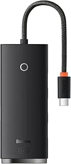 Lite 4In1 Multifonksiyonel Type-C Hub Dock Station Siyah ürün görseli 1