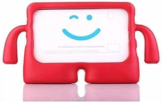 Constrain - Galaxy Tab A T590 Ile Uyumlu Standlı Tutamaçlı Kids Yumuşak Ibuy Silikon Tablet Kılıf Kırmızı ürün görseli 1