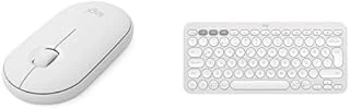 Pebble Mouse 2 Pebble Keys 2 K380S Klavye Seti (Beyaz) ürün görseli 1