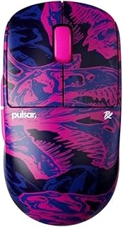 Pulsar X2 V3 Mini Prx Edition Kablosuz Mouse, 8K Hz Xs-1 Sensör, Pembe-Mavi Desenli ürün görseli 1