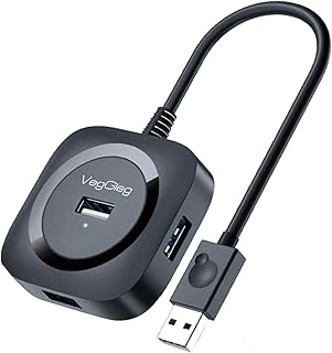 Veggieg 4 Portlu Usb 2.0 Çoklayıcı Hub Siyah ürün görseli 1