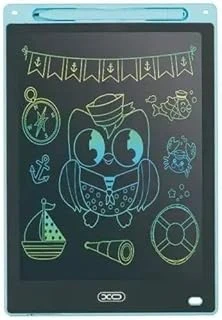 10 İnç Renkli Lcd Dijital Çizim Tableti Çocuk Yazı Tahtası Kalemli Eğitici Silinebilir Ekran (Mavi) ürün görseli 1