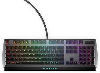 Alienware Düşük Profilli Rgb Oyun Klavyesi Aw510K: Alienfx Tuş Başına Rgb Led - Medya Kontrolleri Usb Geçiş - Cherry Mx Düşük Profil Kırmızı Anahtarlar ürün görseli 1