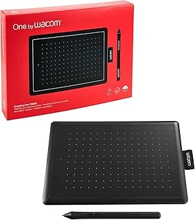 Wacom One Ctl-472-N Creative Pen Çizim Tableti, Usb, 3600 W, Baskıya Duyarlı Kalem, Siyah ürün görseli 1