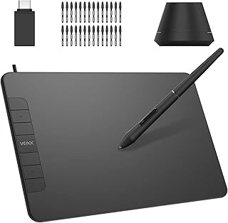 Veikk Vk640 6X4" 6 Kısayol Tuşlu Grafik Tablet+Kalem ürün görseli 1