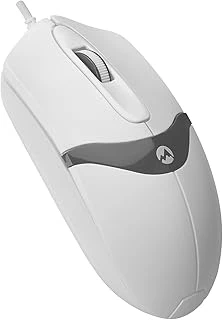 Everest Sm-220 Usb Beyaz/Gri 1200Dpi 3D Optik Kablolu Mouse ürün görseli 1