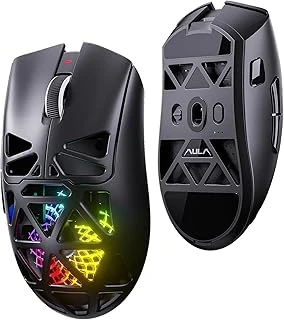 Aula Sc620 Paw3311 Sensör 12000 Dpi 1000Hz Kablolu Kablosuz Mouse Siyah ürün görseli 1