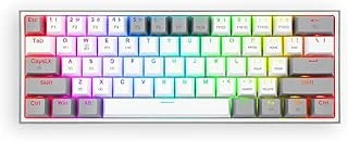 Redragon K616 Fizz Pro%60 3 Mod Kablolu, 2.4 Ghz Kablosuz, Bluetooth Mekanik Oyun Klavyesi, Doğrusal Kırmızı Şalter, Drive/Yazılım Destekli ürün görseli 1