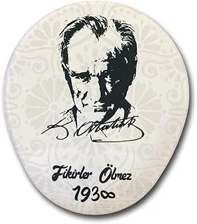 Lunatic Ln-1938 Fikirler Ölmez Atatürk Desenli Ergonomik Suya Dayanıklı Bileklikli Mouse Pad ürün görseli 1