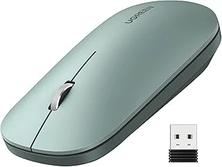 Ugreen Kablosuz Fare, 2,4 Ghz Usb Bağlantısı, Maks. 4000 Dpi, Ay Pil Ömrü. Pc, Mac, Dizüstü Bilgisayar, Windows 11, 10, 8.1, 7, Macos, Linux Ile Uyumlu (Yeşil) ürün görseli 1