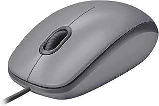 M110 Usb Kablolu Sessiz Mouse, Dizüstü Bilgisayar, Notebook, Pc Için Quiet Click Teknolojili, Usb-A Bağlantılı, Sağ Sol Kullanıma Uygun, Gri ürün görseli 1