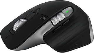 Için Mx 3S Kablosuz Mouse, 8.000 Dpi, Ipad Için, Sessiz, Ergonomik, Hızlı Kaydırma, Çoklu Cihaz Özelliği, Bluetooth, Siyah ürün görseli 1