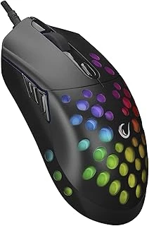 Smx-R66 Rocket Hafif Siyah Rgb Ledli 12000Dpi Mouse ürün görseli 1
